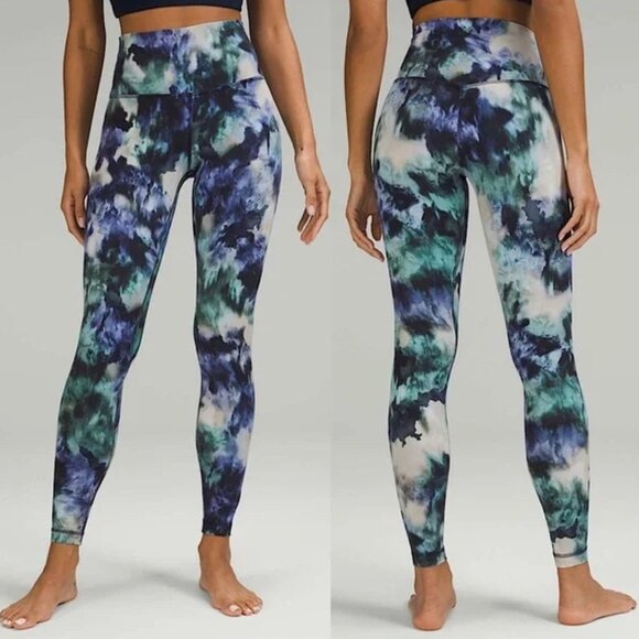 Lululemon Align High Rise Pant 28" in Meteor Wash Print Multi Size 4 - Picture 1 of 9